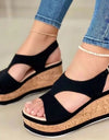 Thick Bottom Wedge Open Toe Sandals