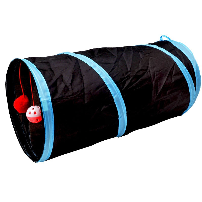Cat Tunnel Play Tubes With  Collapsible Balls