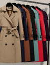 Brand New Long Double Breasted Women's Trench Coat