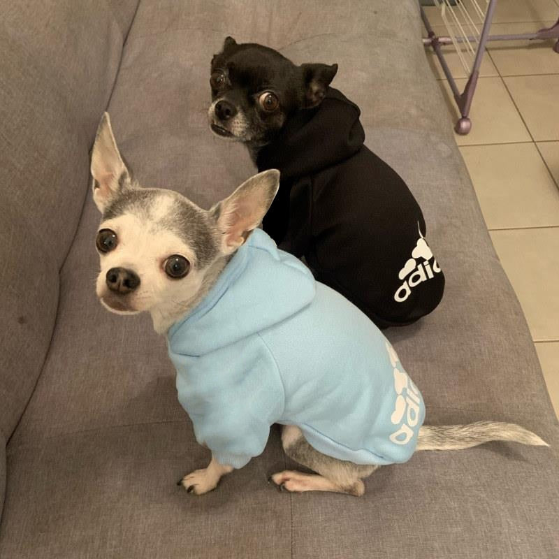 Fleece Warm Sweatshirt Hoodies For Dogs