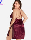 High Quality V-Neck Plus Size Sexy Lingerie Nightwear L-8XL