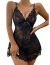 Satin Lace Sexy Sling Nightdress