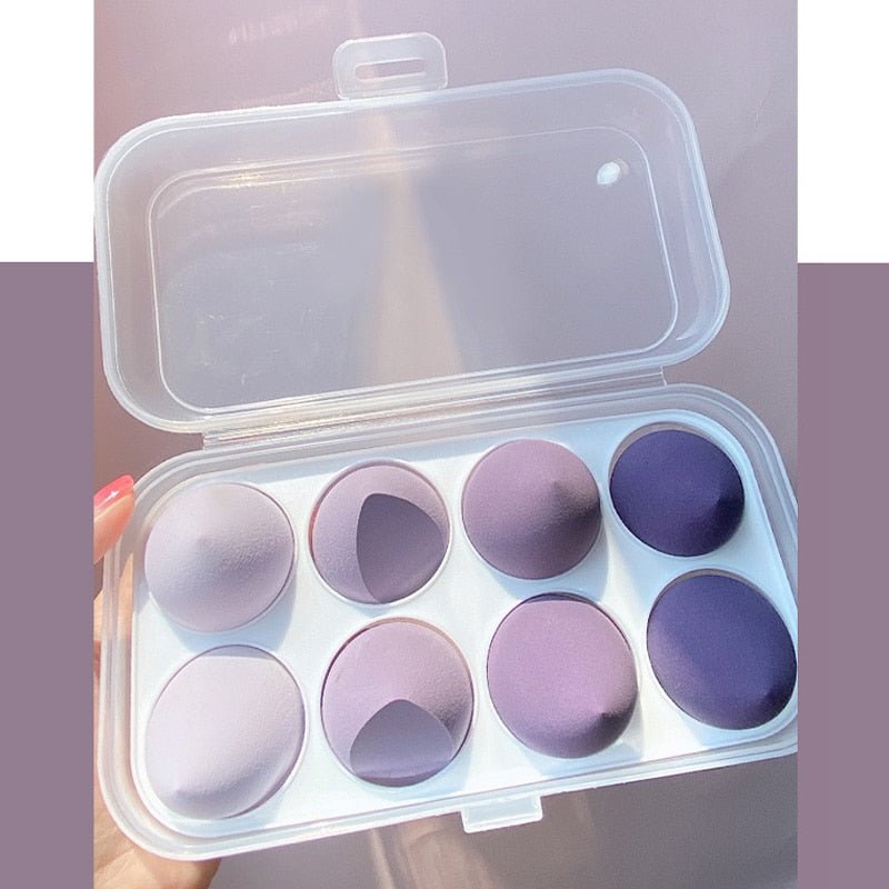 8pcs/box Make-up Blender Cosmetic Sponge Foundation Beauty Tool