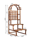 Indoor/Outdoor 3 Tier Wood Plant Stand