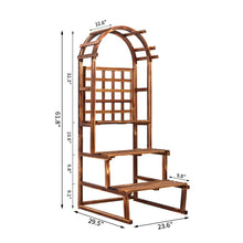 Charger l&#39;image dans la galerie, Indoor/Outdoor 3 Tier Wood Plant Stand
