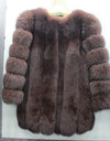 Faux Fur Winter  Elegant Thick Overcoat
