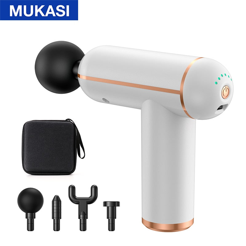 Portable Percussion Pistol Massager For Body Neck Deep Tissue Muscle