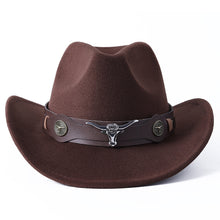 Load image into Gallery viewer, Big Brim Cowboy Hat
