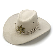 Load image into Gallery viewer, Western cowboy Sheriff hat
