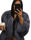 High Quality Elegant Thick Warm Fur Coat