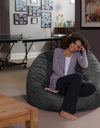 Sofa Sack Bean Bag Chair Memory Foam Lounger w/ Micro suede
