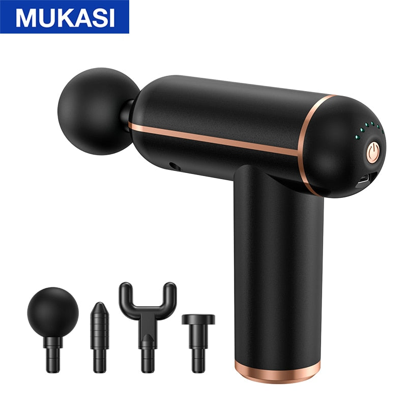 Portable Percussion Pistol Massager For Body Neck Deep Tissue Muscle