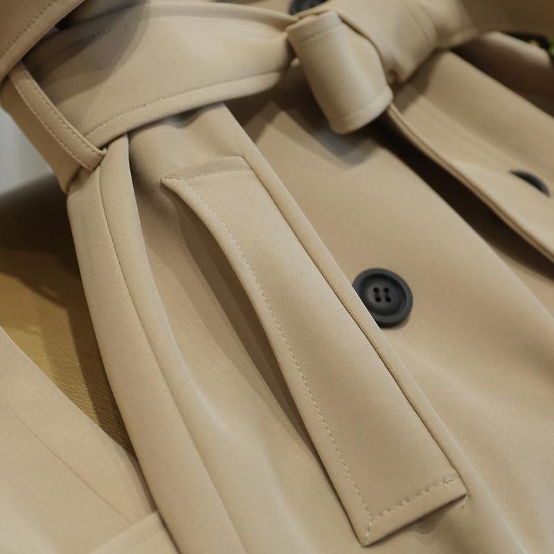 Brand New Long Double Breasted Women's Trench Coat