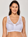 High Quality Full Coverage Wire Free Floral Lace Bra
