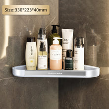 将图片加载到图库查看器，Bathroom Shelves No-drill Corner Shelf Wall-mounted Shower Storage Rack/Holder
