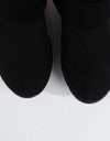 Pleated Knee High Boots