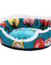 Soft Elastic Semi-enclosed Detachable Dog/Cat Bed