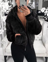 New Faux Fur Coat With Hood