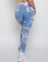 Lightning Marble Scrunch Butt Leggings