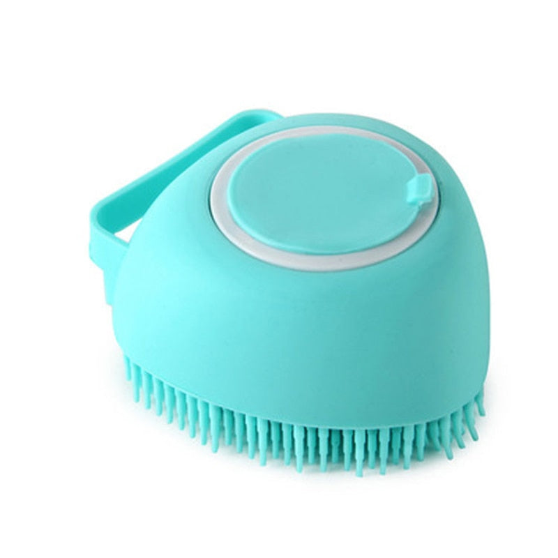 Soft Silicone Pet Bath Shampoo Massage Brush