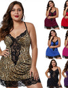 Plus Size Spaghetti Straps Lace Sexy Nightgowns
