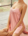 Sexy V-neck Sleeping Dress Nightgown