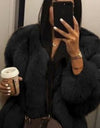 High Quality Elegant Thick Warm Fur Coat