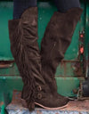 Knee High Boots Western Cowboy Boots
