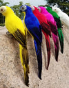 25cm Handmade Simulation Parrot Lawn Figurine