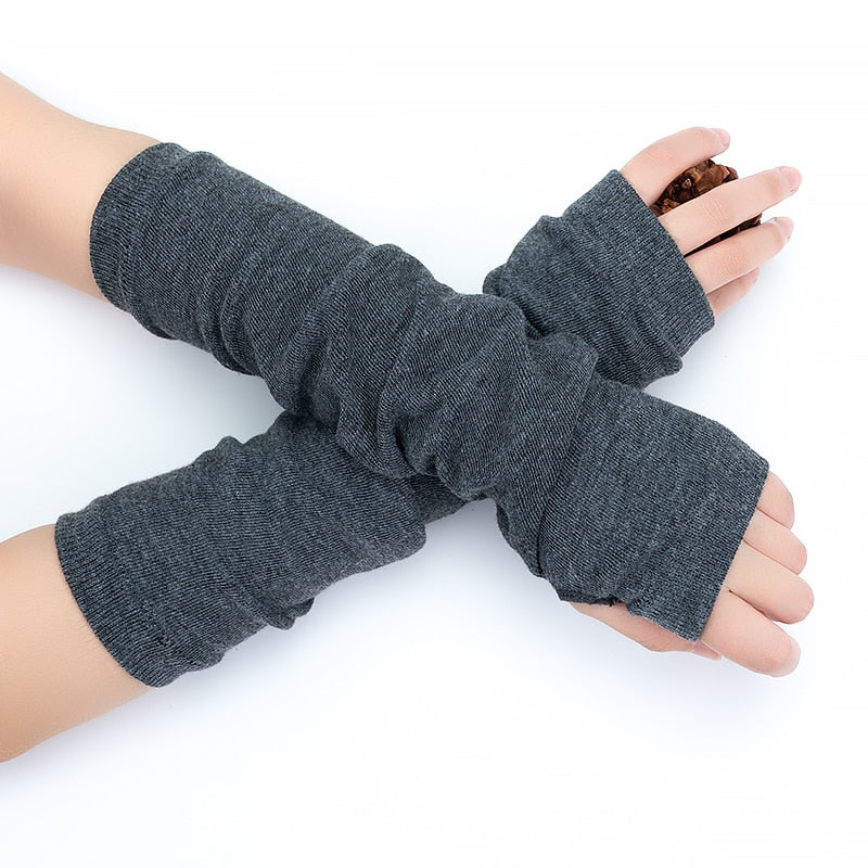 Fishnet Fingerless Long Gloves