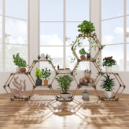 Hexagonal Plant Stand