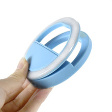 Load image into Gallery viewer, USB/Battery Powered Led Selfie Ring Light for Mobile Phone 8 cm
