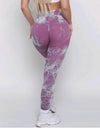 Lightning Marble Scrunch Butt Leggings