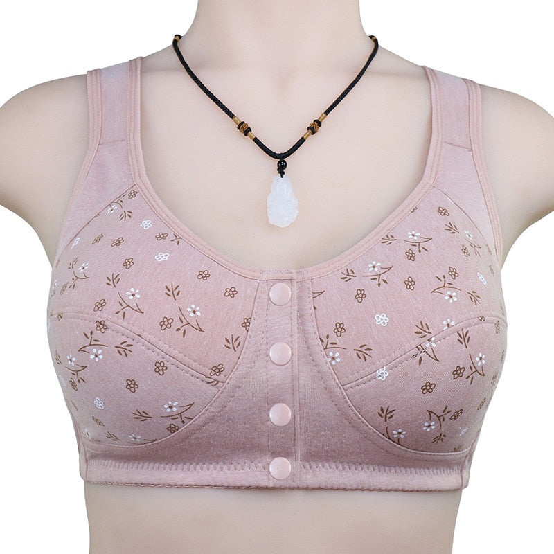 Breathable Wireless Push Up Full Sports Bra