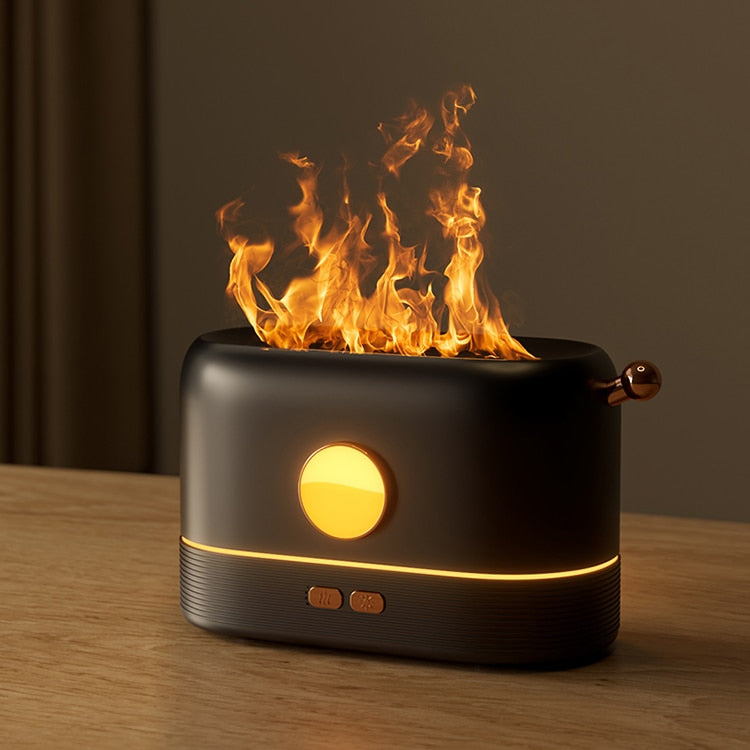 180ML USB Essential Oil Diffuser Simulation Flame