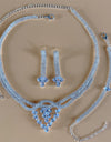 Silver Color Rhinestone Crystal Bridal Jewelry Sets