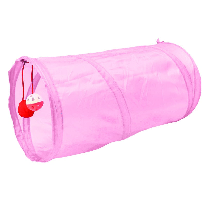 Cat Tunnel Play Tubes With  Collapsible Balls