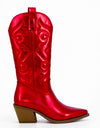 Embroidered Metallic Western Women's Cowboy boots