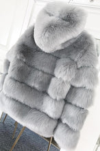 Load image into Gallery viewer, High Quality Warm Thick Hooded Fur Winter Coat
