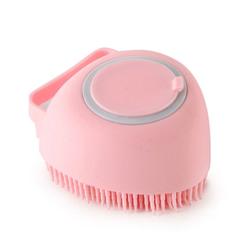 Soft Silicone Pet Bath Shampoo Massage Brush
