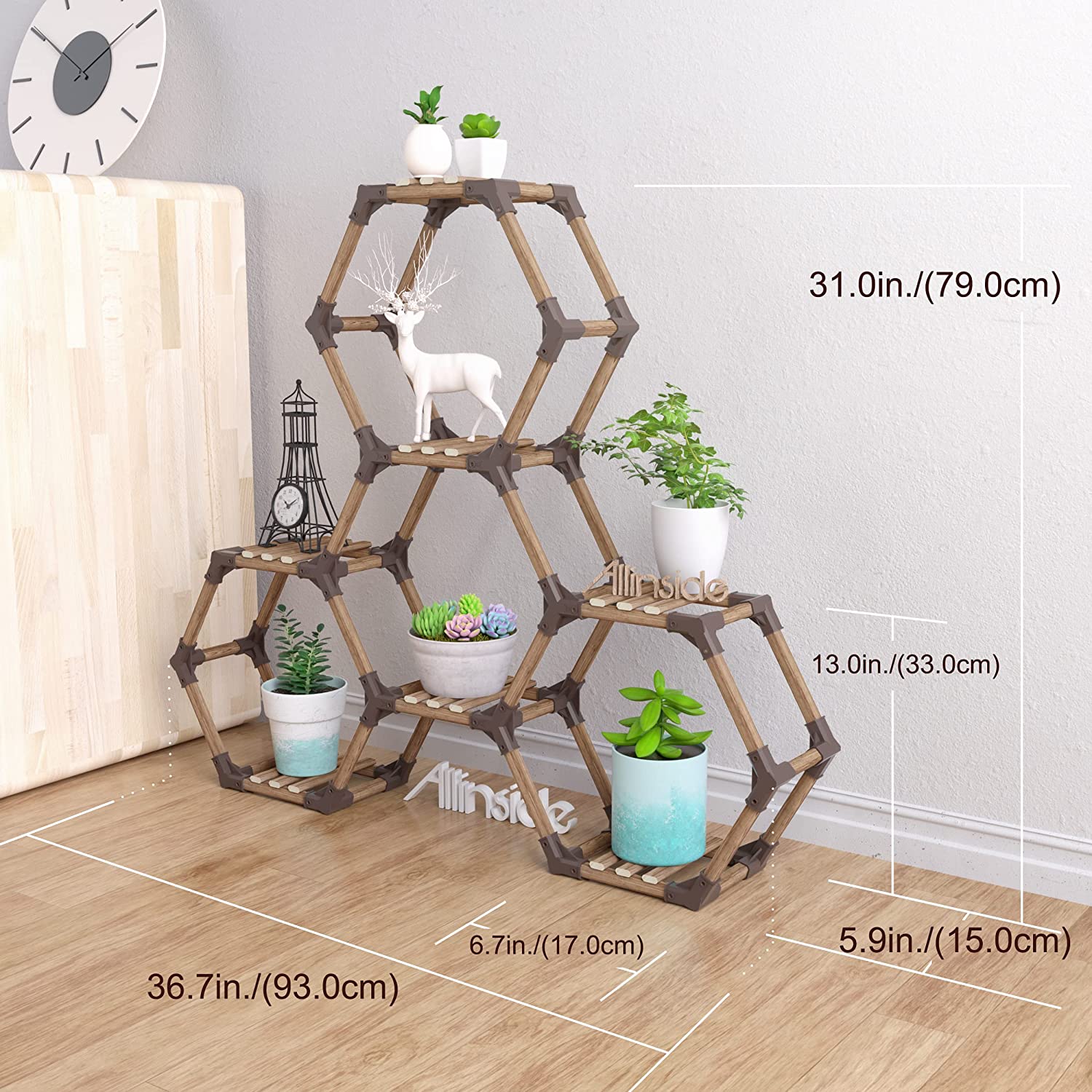 Hexagonal Plant Stand