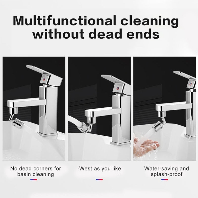 Universal Multifunctional 720 Rotatable Faucet Extender Sprayer