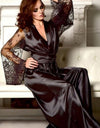 Soft Silk Lace Dressing Gown