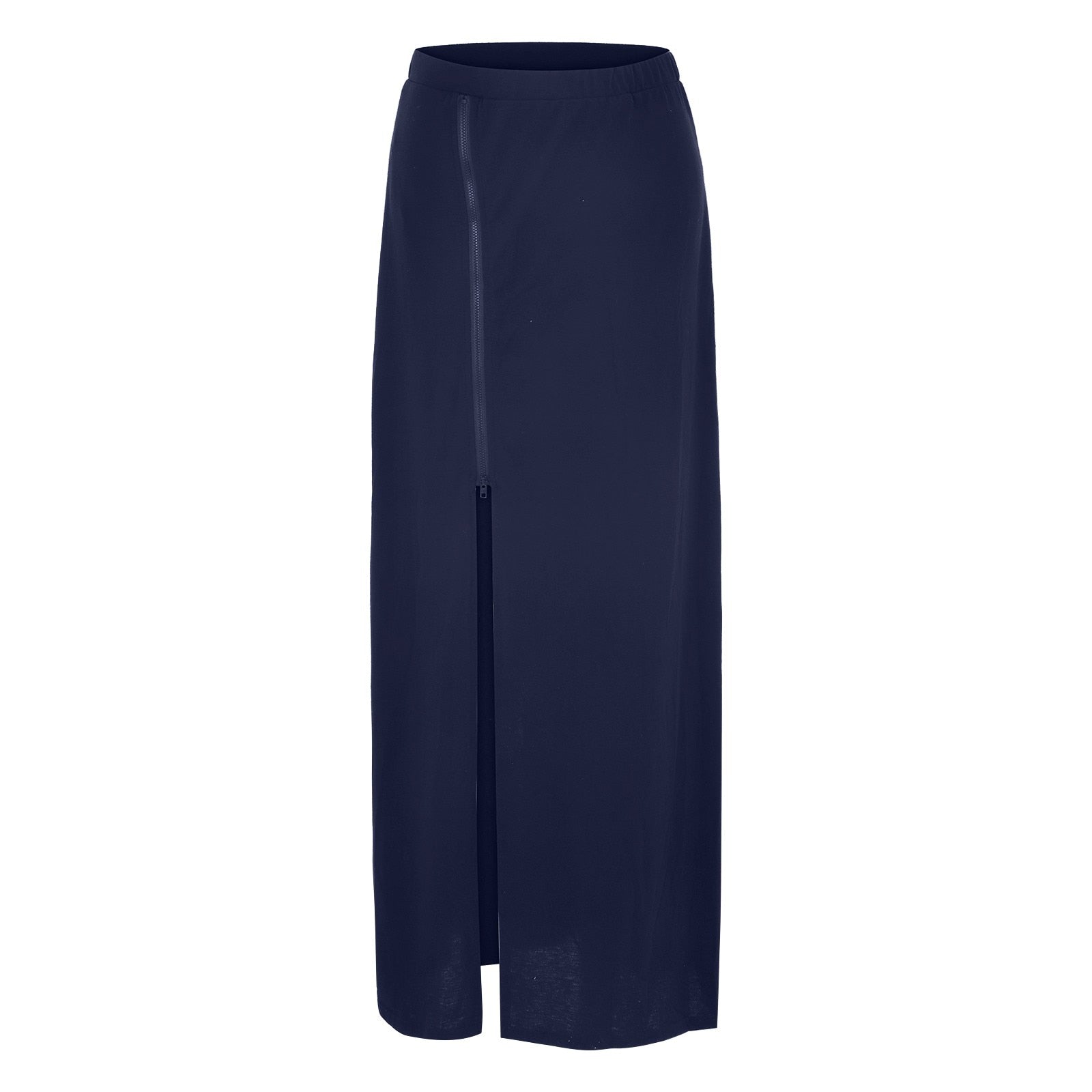 Open Side Split High Waist Maxi Skirt