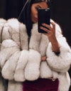 High Quality Elegant Thick Warm Fur Coat