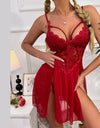 Satin Lace Sexy Sling Nightdress