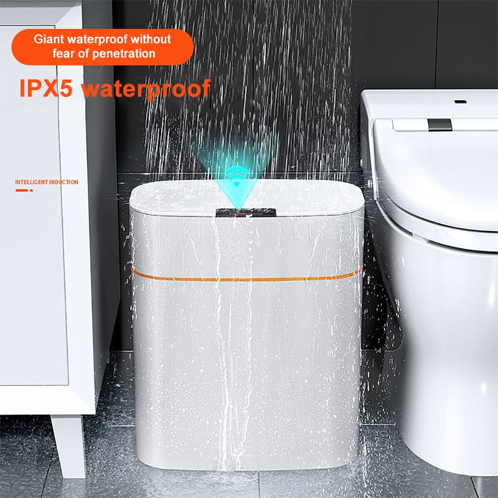 Intelligent Trash Can With Automatic Sensor