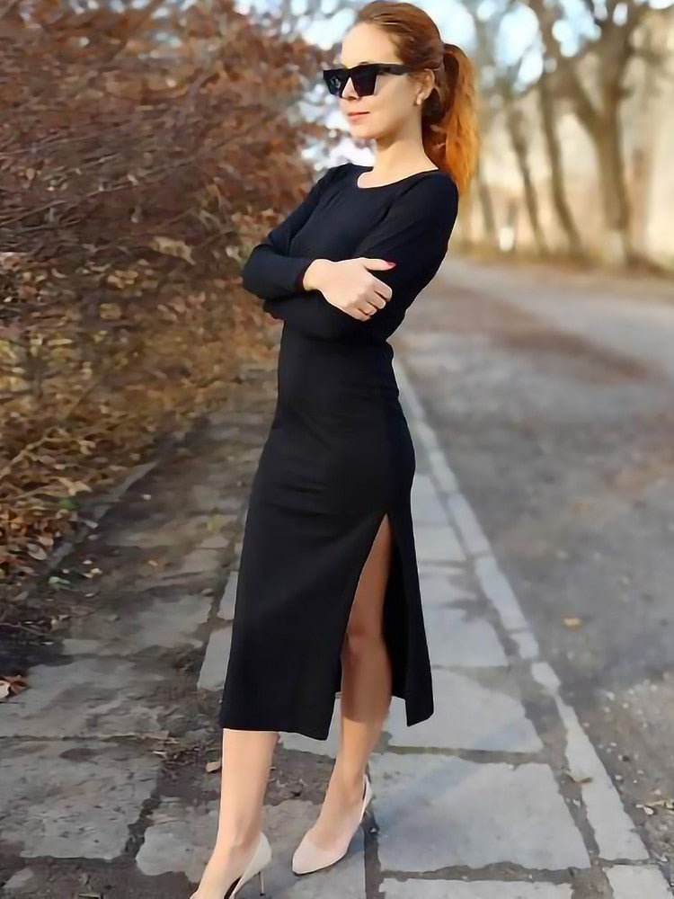 Slit Midi Casual Summer Sundress