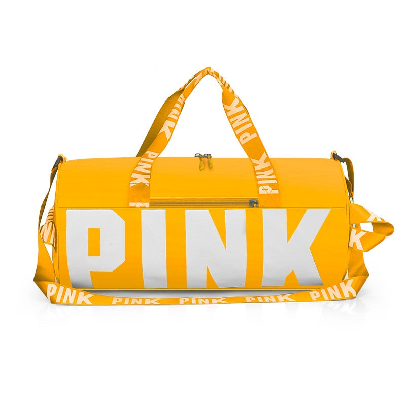 Pink Cross body Travel Bag