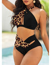 Halter Two Piece Printed Bathing Suit S-5XL